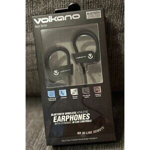 Volkano Race Series Bluetooth Wireless Earbuds - Black - in-ear controls